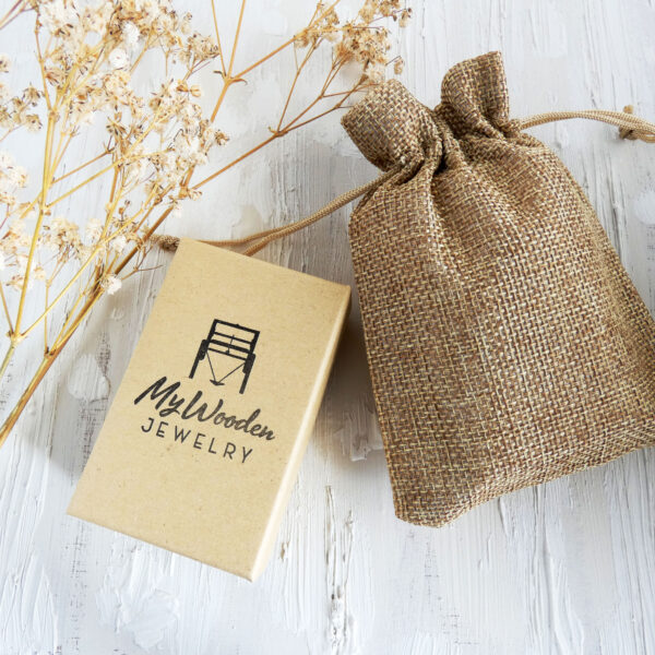 Wooden Name Necklace – Personalized with Engraved Text - Image 10